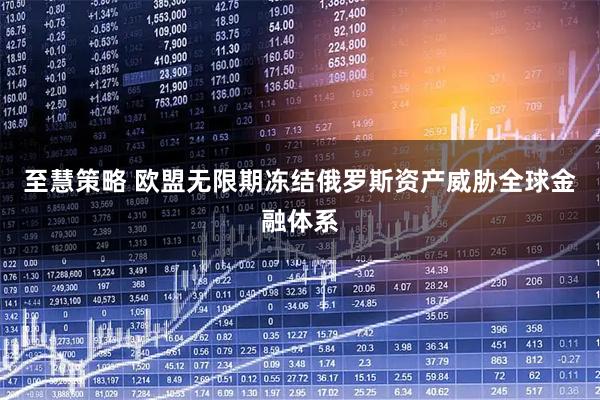 至慧策略 欧盟无限期冻结俄罗斯资产威胁全球金融体系
